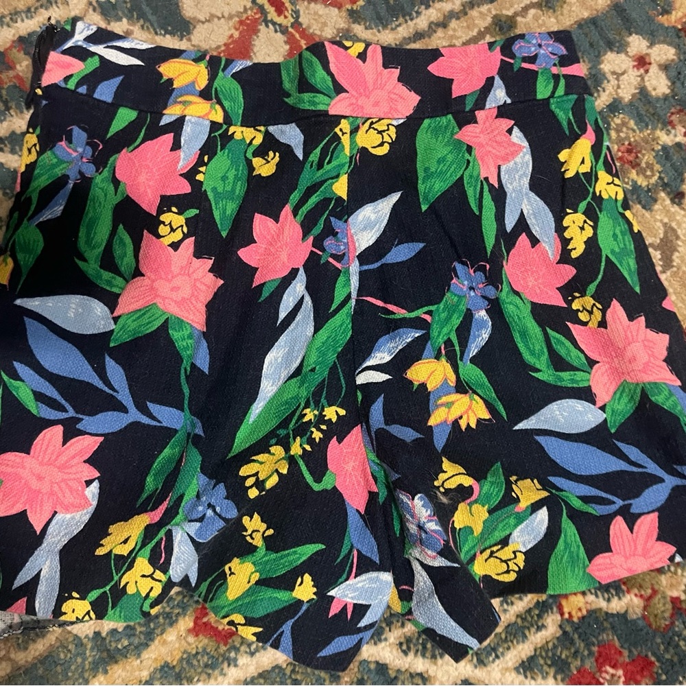 J. Crew Multicolor Floral Shorts